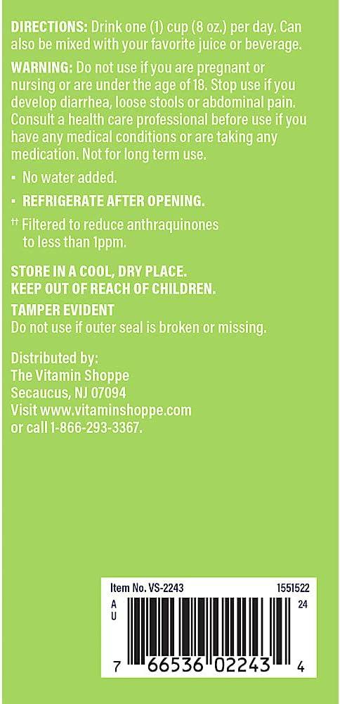 imageThe Vitamin Shoppe Aloe Vera Juice  Digestive Comfort amp Wellness  Whole Leaf Filtered No Water Added  32 oz  Inner Fillet