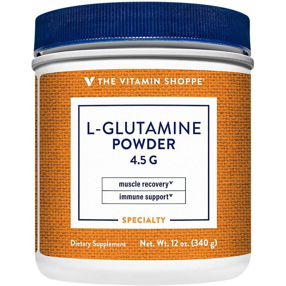 imageThe Vitamin Shoppe LGlutamine Muscle Recovery Gut Health amp Immune Support Free Form Amino Acid