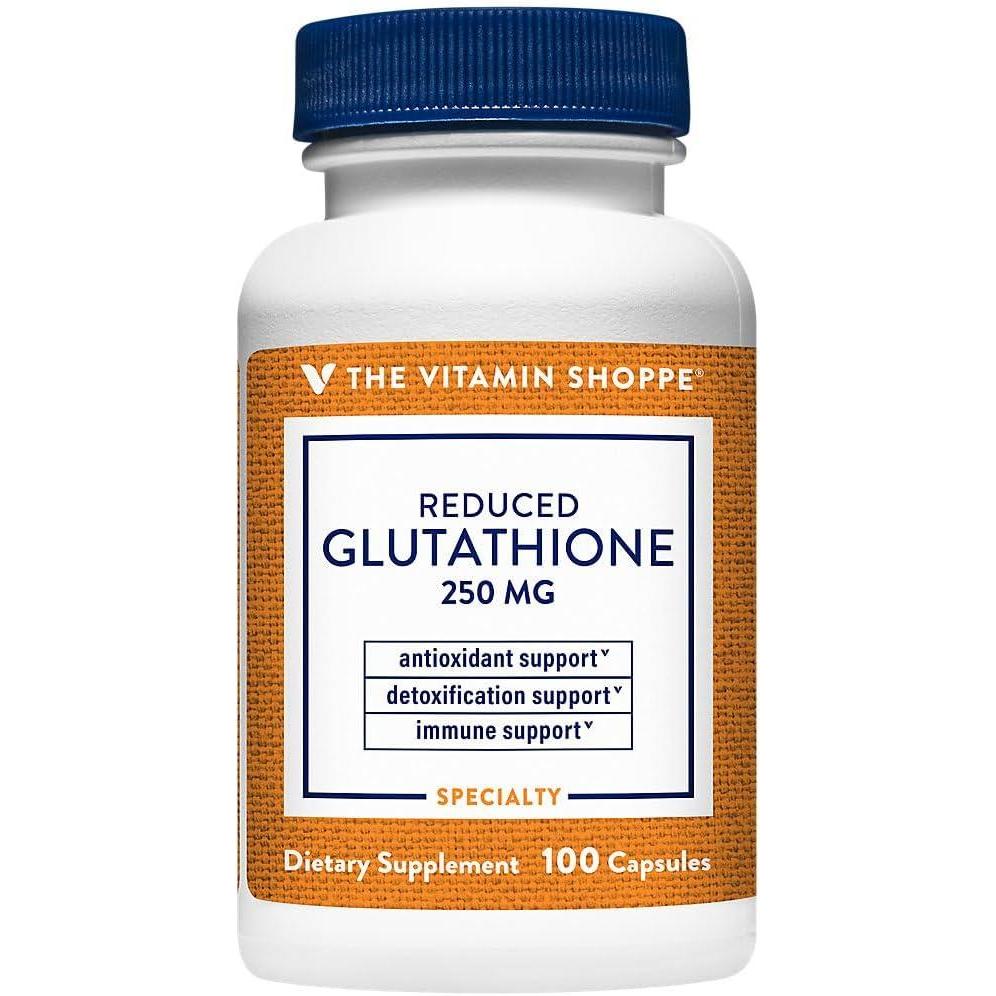 imageThe Vitamin Shoppe Reduced Glutathione Antioxidant 250 100 Capsules 100 Capsules