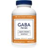 The Vitamin Shoppe GABA 750MG (Gamma-Aminobutyric Acid), Supports Relaxation, (180 Tablets)(180 Count (Pack of 1))