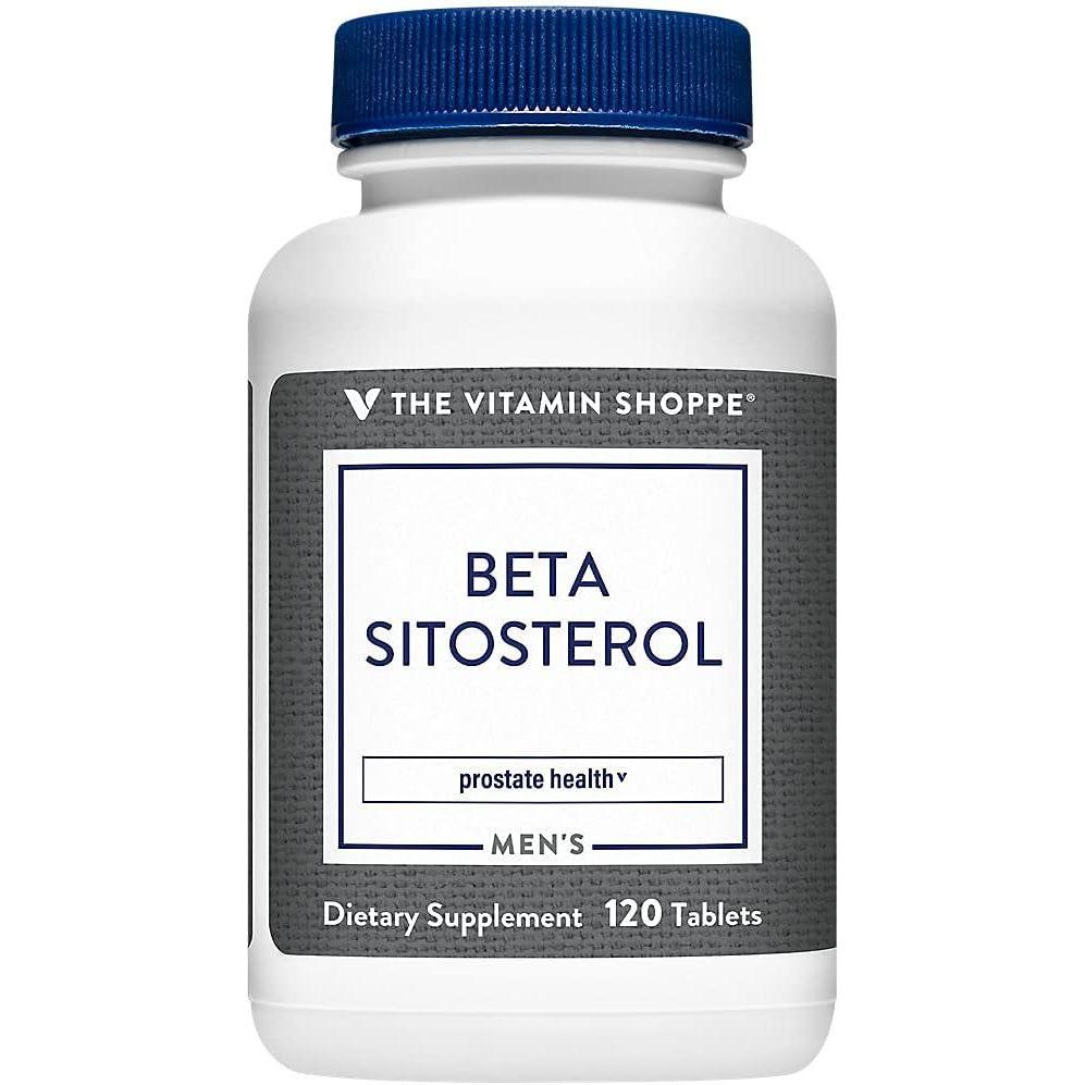 imageThe Vitamin Shoppe Beta Sitosterol 300MG Prostate Health Supports 120 Tablets
