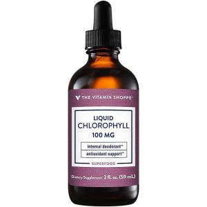 The Vitamin Shoppe Liquid Chlorophyll 100mg Green Superfood That