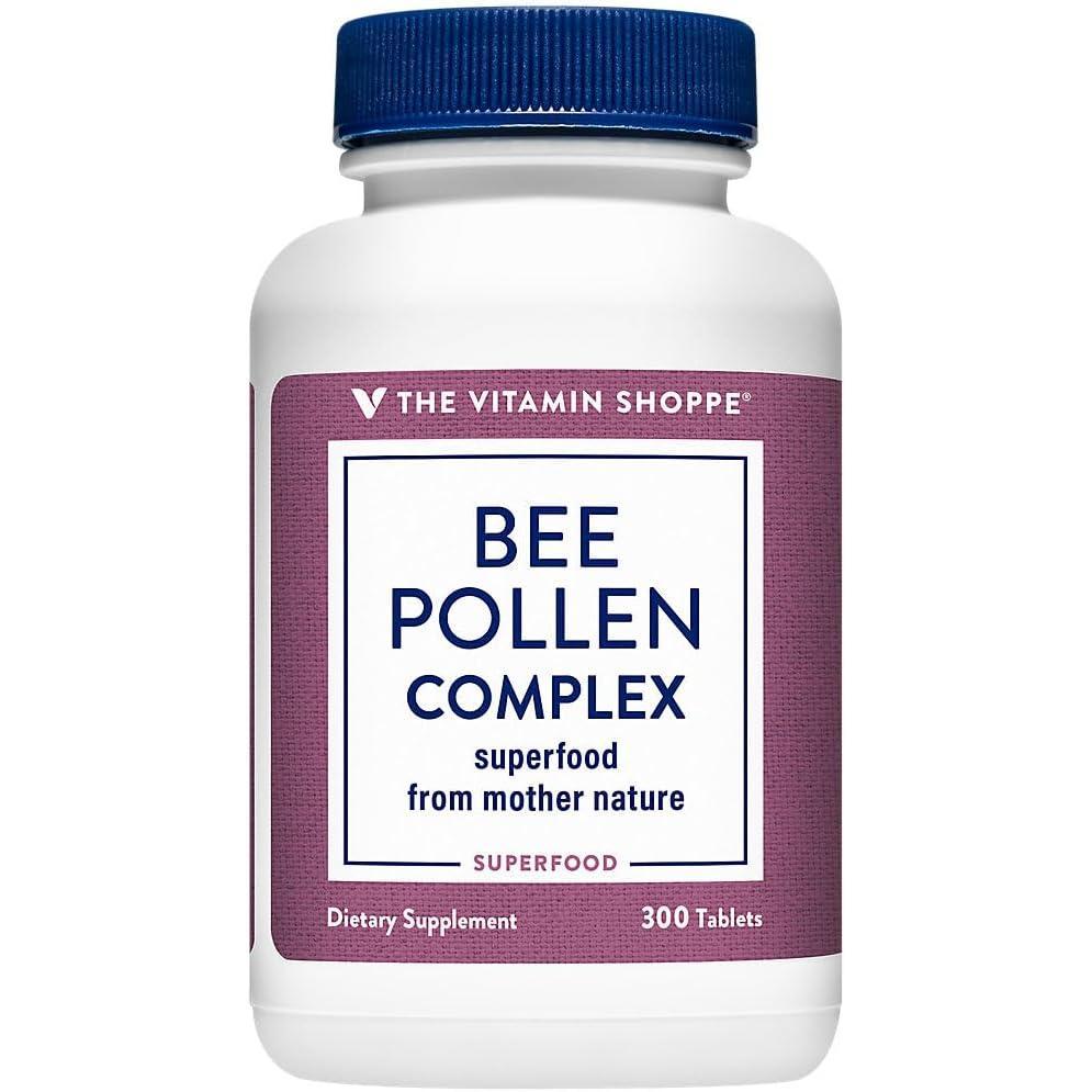imageThe Vitamin Shoppe Bee Pollen Complex 1000MG Superfood with 300 Tablets