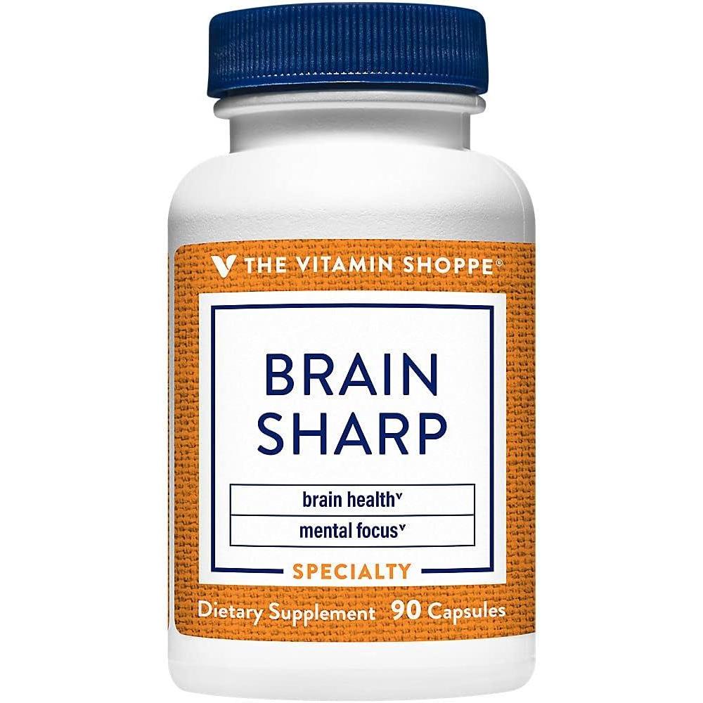 imageThe Vitamin Shoppe Brain Sharp with AcetylLCarnitine Phosphatidylserine Vitamins 90 Capsules