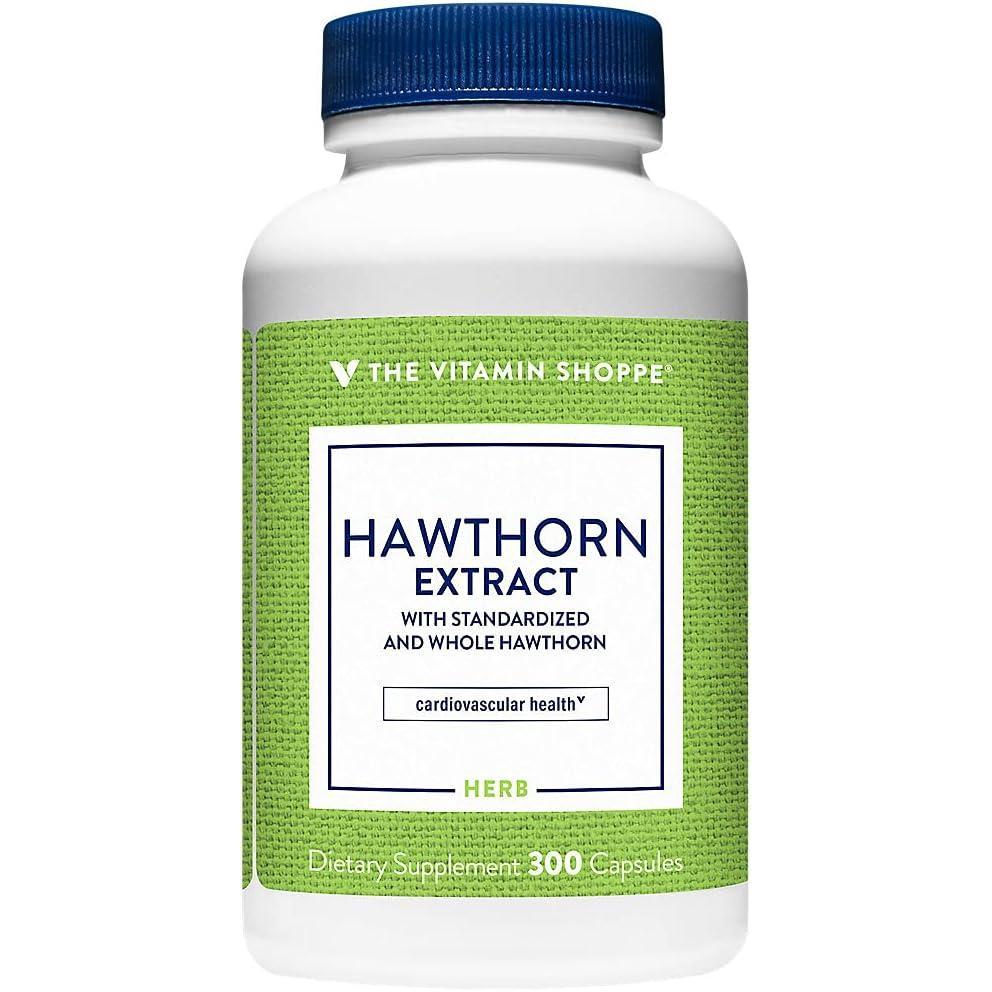 imageThe Vitamin Shoppe Hawthorn Extract with Standardized and Whole 300 Capsules