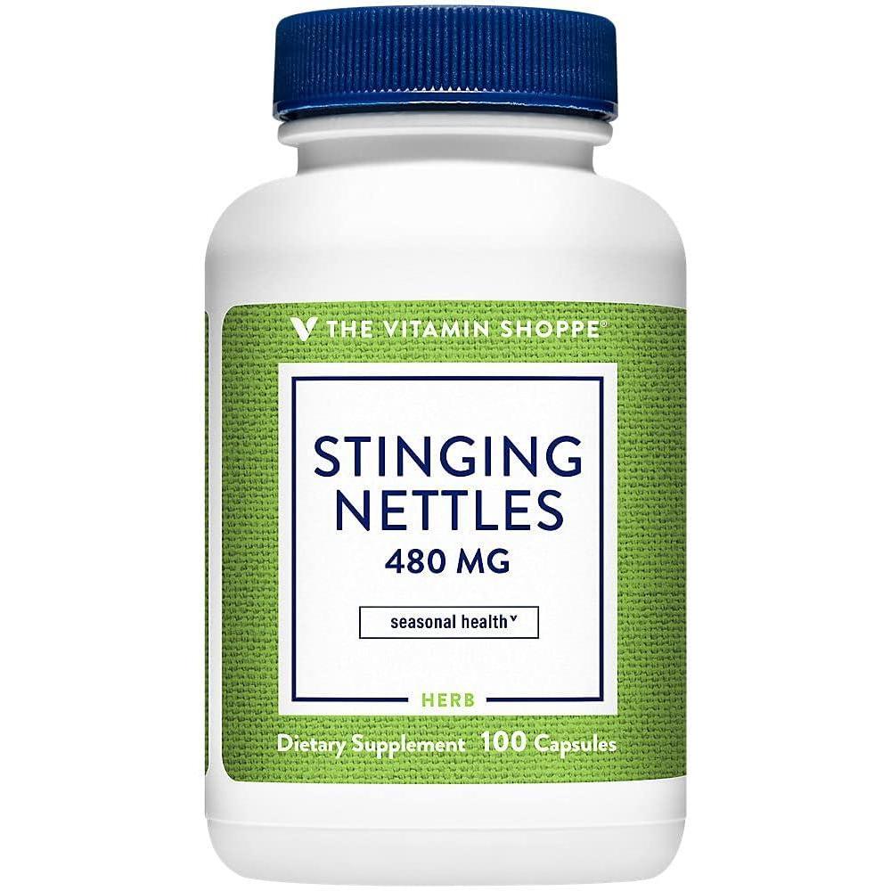 imageThe Vitamin Shoppe Stinging Nettles 480 300 Capsules 300 Capsules100 Count Pack of 1