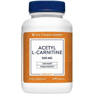 The Vitamin Shoppe Acetyl-L-Carnitine 500mg Supports Healthy Brain Memory (240 Capsules)(240 Count (Pack of 1))