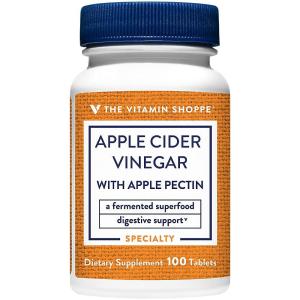 The Vitamin Shoppe Apple Cider Vinegar with Apple Pectin (100 Tablets)(100 Count (Pack of 1))