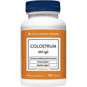 The Vitamin Shoppe Colostrum 40% IGG Supports Immune Health, (120 Capsules)(120 Count (Pack of 1))