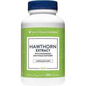 The Vitamin Shoppe Hawthorn Extract, with Standardized and Whole (300 Capsules)