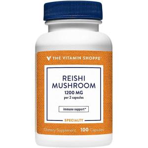 The Vitamin Shoppe Reishi Mushroom 1,200MG, Supports Healthy Immune (100 Capsules)