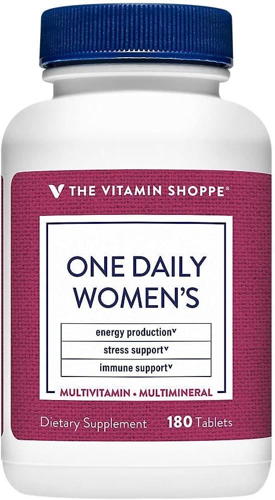 imageThe Vitamin Shoppe One Daily Womens Multivitamin 180 Tablets