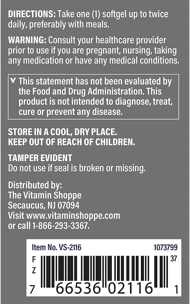 imageThe Vitamin Shoppe Saw Palmetto Extract 160mg Supplement for 300 Softgels