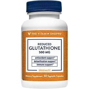 imageThe Vitamin Shoppe Reduced Gluthathione 500MG Antioxidant Supplement That Supports Immune Cellular Health 60 Capsules