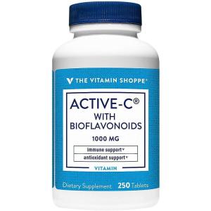 The Vitamin Shoppe Active-C with Bioflavonoids 1000 Antioxidant for (250 Tablets)
