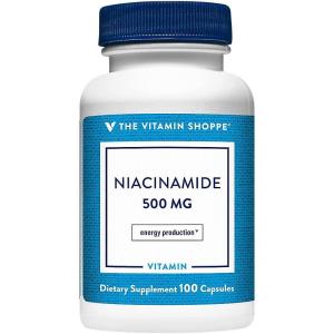 The Vitamin Shoppe Niacinamide 500MG, Supports Cholesterol Levels Already (300 Capsules)(100 Count (Pack of 1))