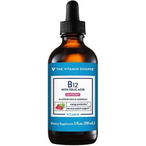 The Vitamin Shoppe Vitamin B12 – Energy Production, Nervous System & Red Blood Cell Support, Daily B Vitamin(2 Fl Oz (Pack of 1))