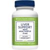 The Vitamin Shoppe Liver Support with Milk Thistle – 80% Silymarin Antioxidant | Hepatic Health & Detox | 100 Tablets | Liver Wellness