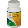The Vitamin Shoppe Vitamin D3 K2 2500 IU – Bone Density & Heart Health | D3 + K2 MK-7 | 60 Capsules | Synergistic Formula