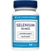 Selenium 50mcg – Mineral Supplement to Support Cellular & Heart Health, Once Daily Antioxidant, Gluten Free – Defends Against Free Radicals (100 Tablets) by The Vitamin Shoppe