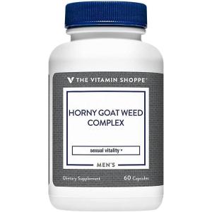 The Vitamin Shoppe Horny Goat Weed Complex, with Tribulus, Enhanced Complex for Men, Men’s Health (60 Capsules)